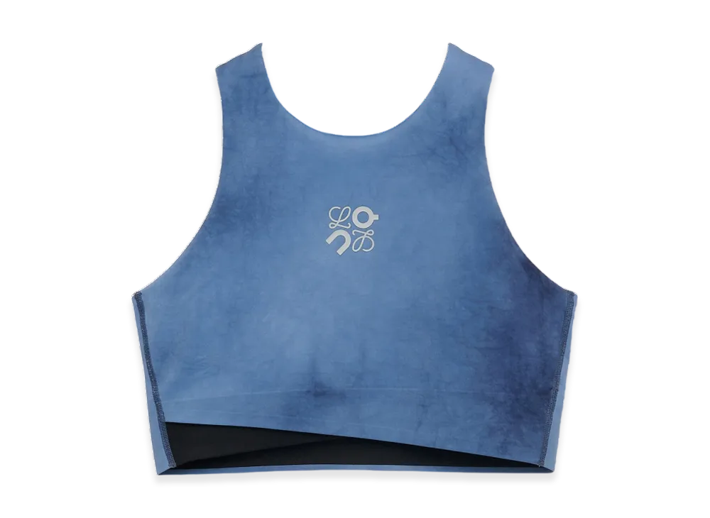 LOEWE x On Women's Running Performance Top in Technical Jersey "White/Multicolor"