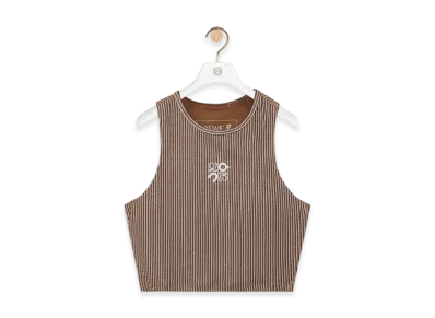 LOEWE x On Tank Top (Technical Jersey) "Brown/Pink"