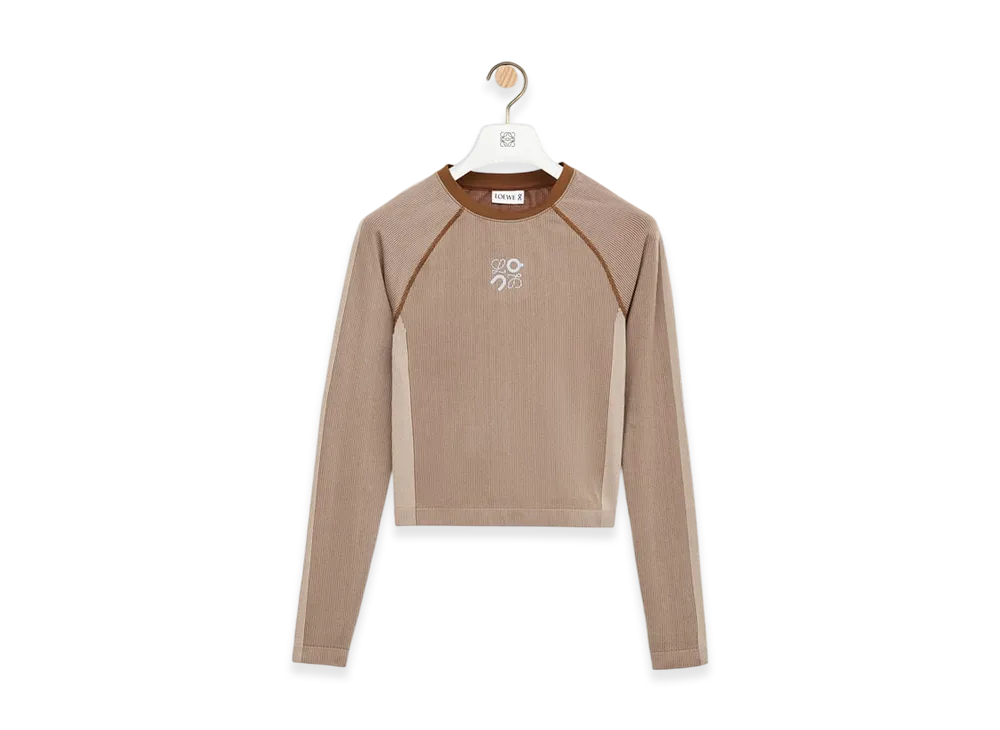 LOEWE x On Long-Sleeved Top (Technical Jersey) "Ivory"