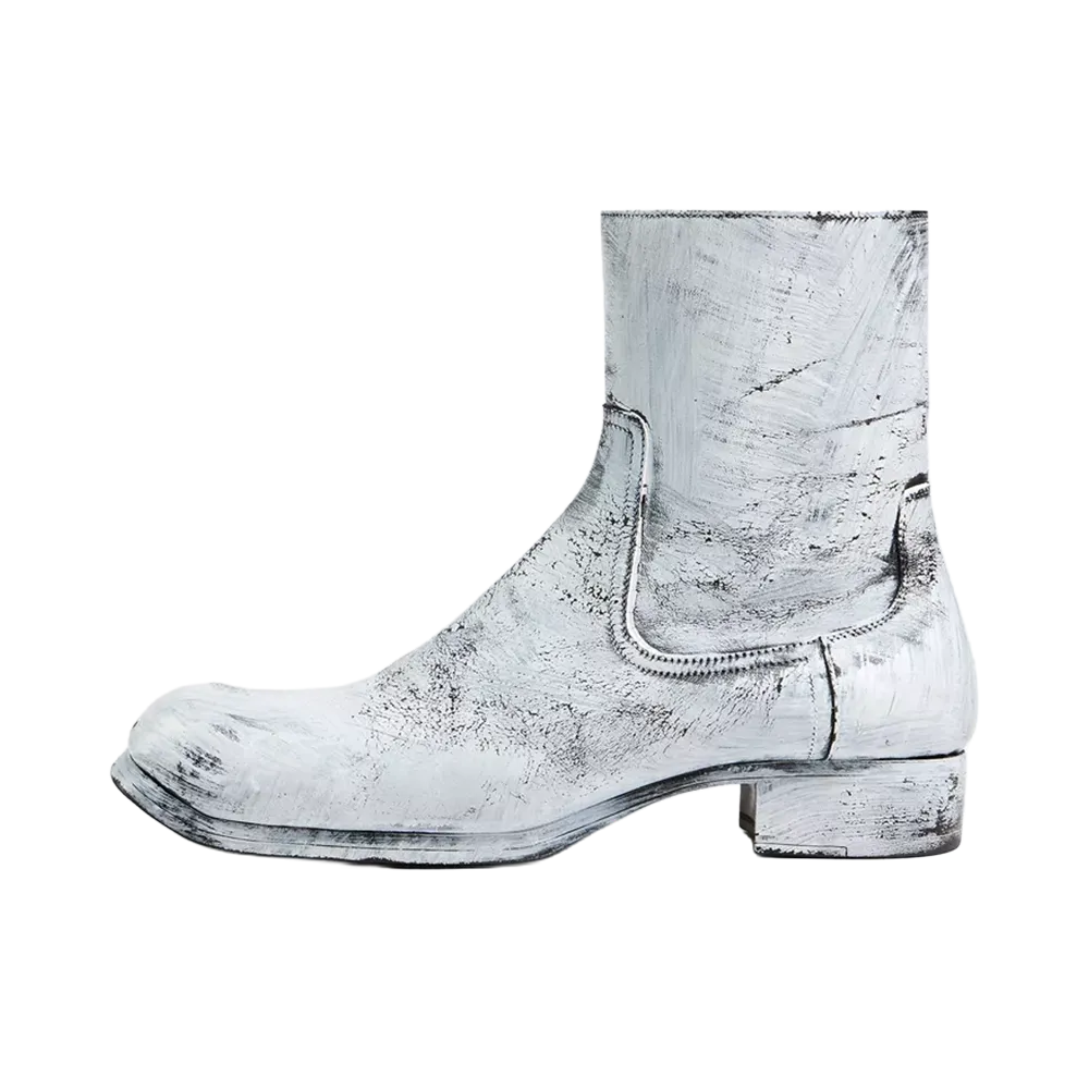 Maison Margiela Float Bianchetto Boots "Black/White"