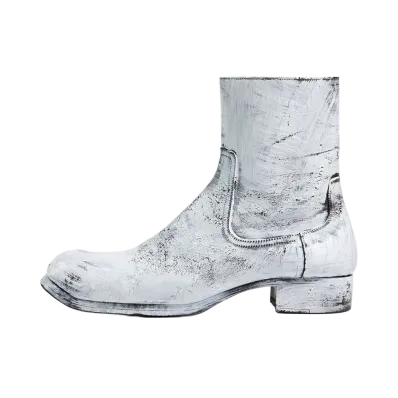 Maison Margiela Float Bianchetto Boots "Black/White"