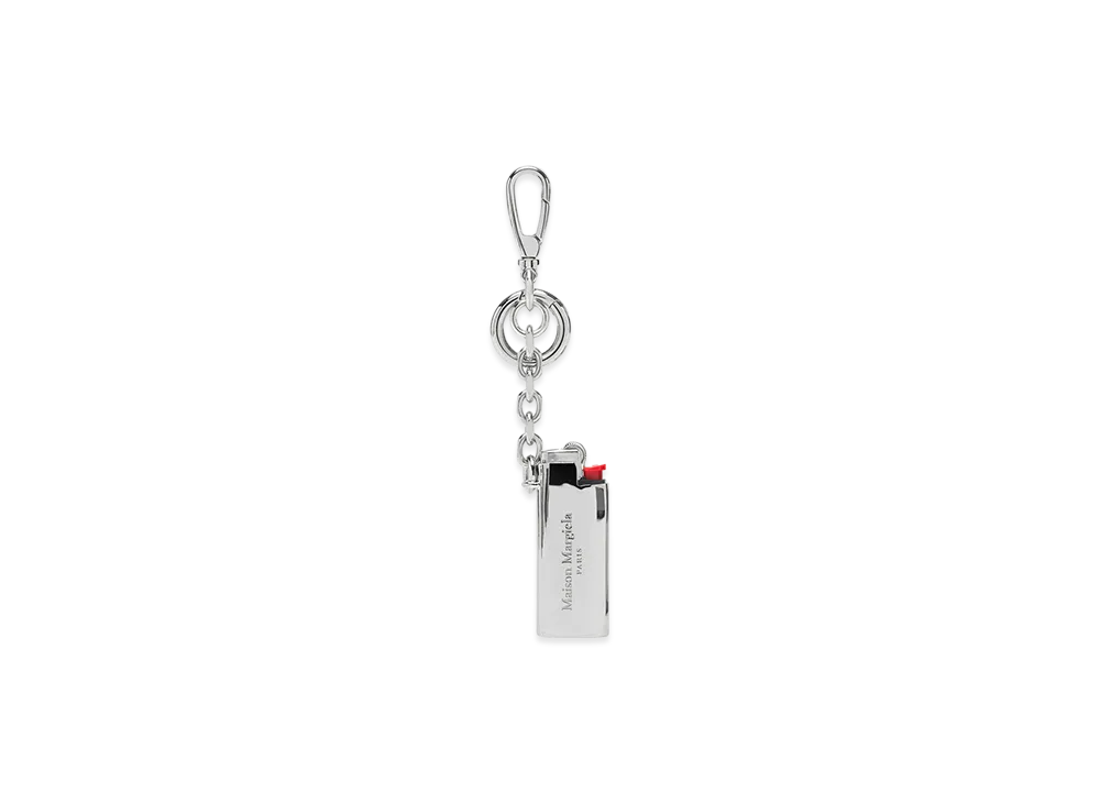 Maison Margiela Metal Lighter Case Charm "Silver"