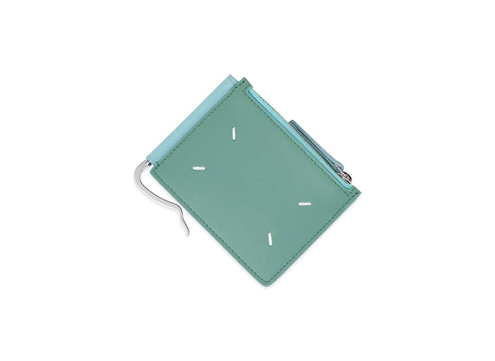 Maison Margiela Money Clip Wallet Slim 2 Pincer "Lightblue/Green"