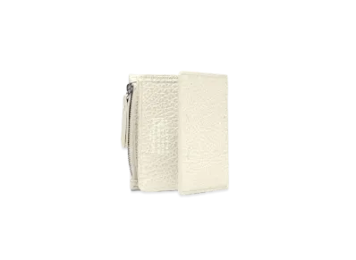 Maison Margiela Leather Flap Wallet "Greige"