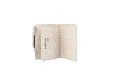 Maison Margiela Leather Flap Wallet "Gray"