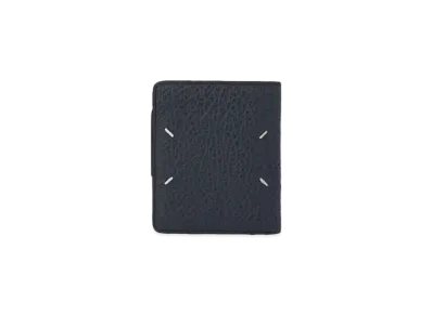 Maison Margiela Grainy Flap Wallet "Slate Blue"