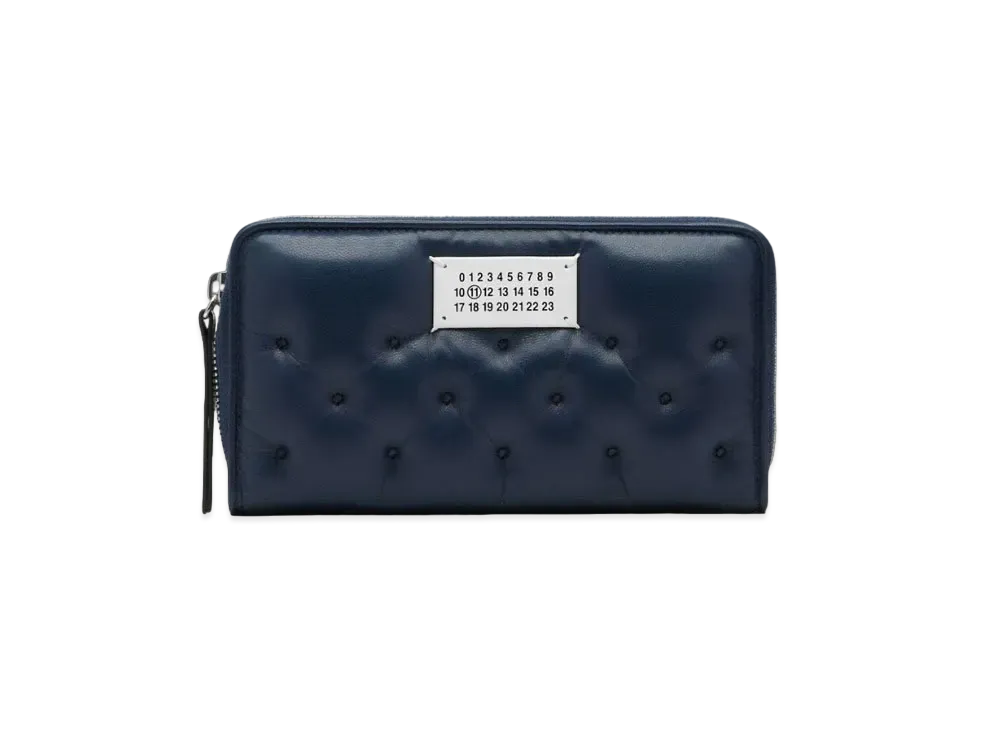 Maison Margiela Glam Slam Embroidered Wallet "Dark Blue"