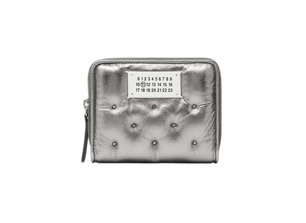 Maison Margiela Glam Slam Embroidered Wallet Small "Metallic Gray"