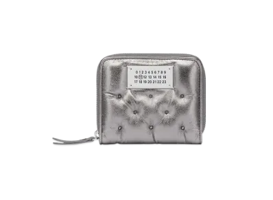 Maison Margiela Glam Slam Embroidered Wallet "Metallic Gray"