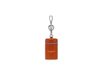 Maison Margiela Cylindrical Pouch Charm "Papaya"