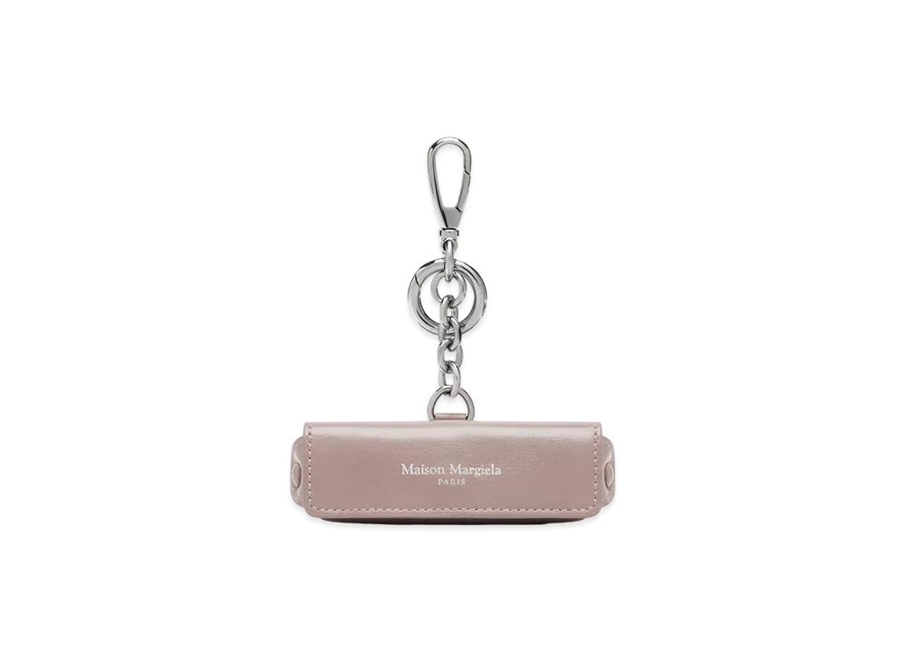 MM6 Maison Margiela 4 Stitch Leather Lipstick Holder Charm "Pink"