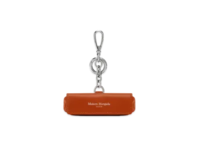 Maison Margiela 4 Stitch Leather Lipstick Holder Charm "Papaya"