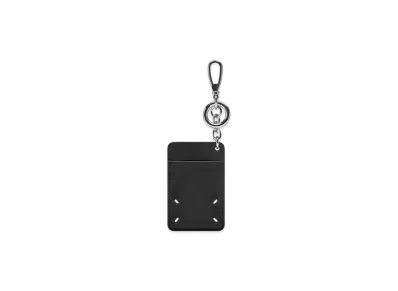 Maison Margiela 4 Stitch Card Holder Keychain "Black"