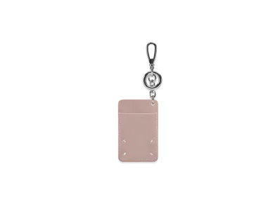 Maison Margiela 4 Stitch Card Holder Keychain "Pink"