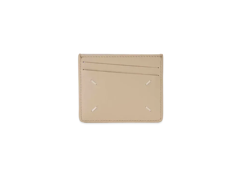 Maison Margiela Cow Leather Card Holder "Beige"