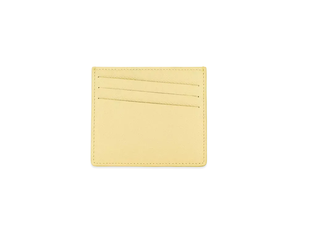 Maison Margiela Four Stitch Card Holder "Lemon"