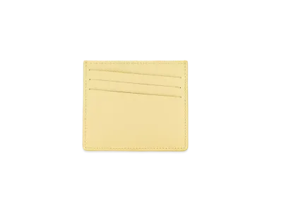 Maison Margiela Four Stitch Card Holder "Lemon"
