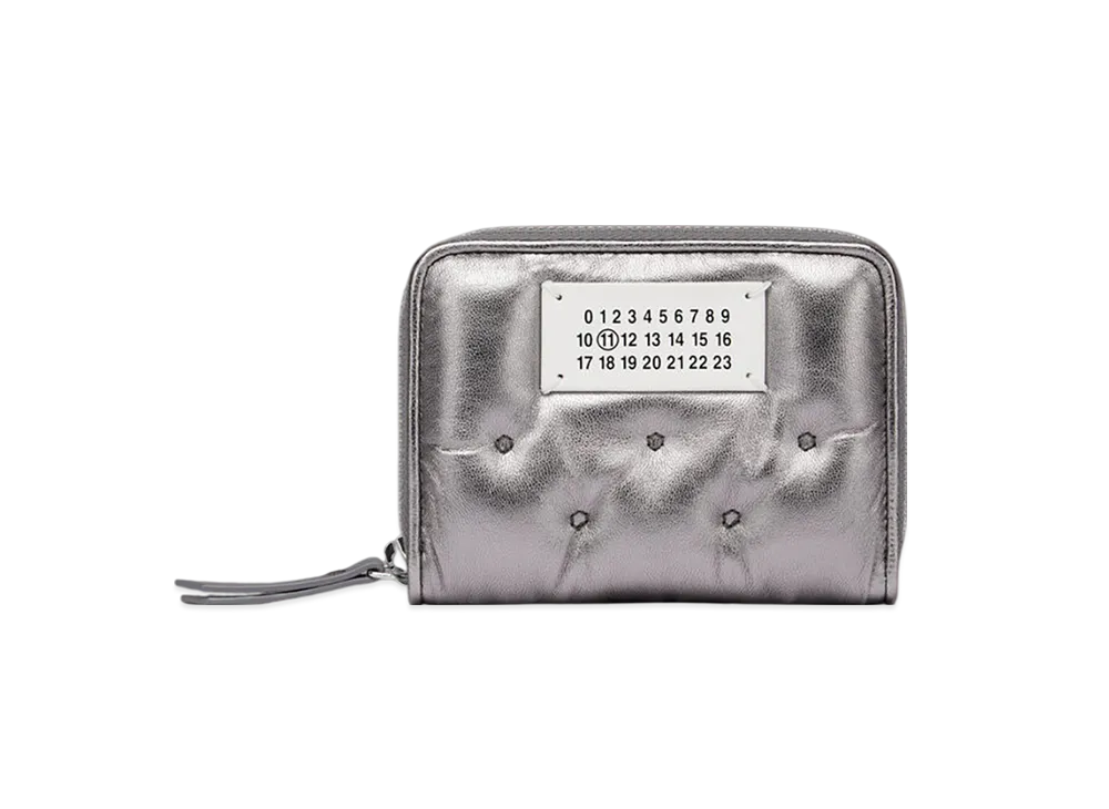 Maison Margiela Glam Slam Embroidered Coin Holder "Metallic Gray"