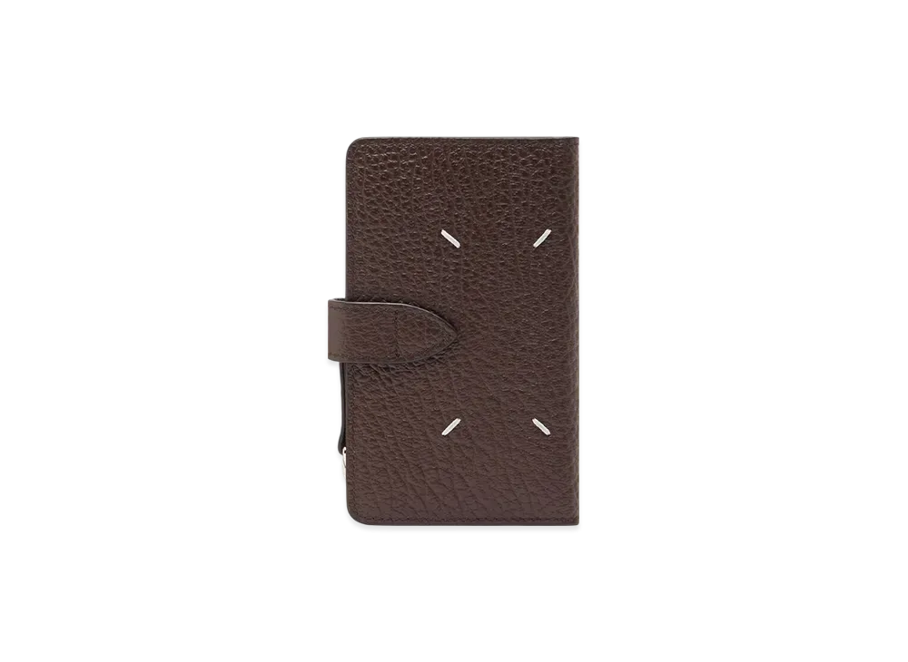 Maison Margiela Four Stitches Zip Wallet "Walnut"