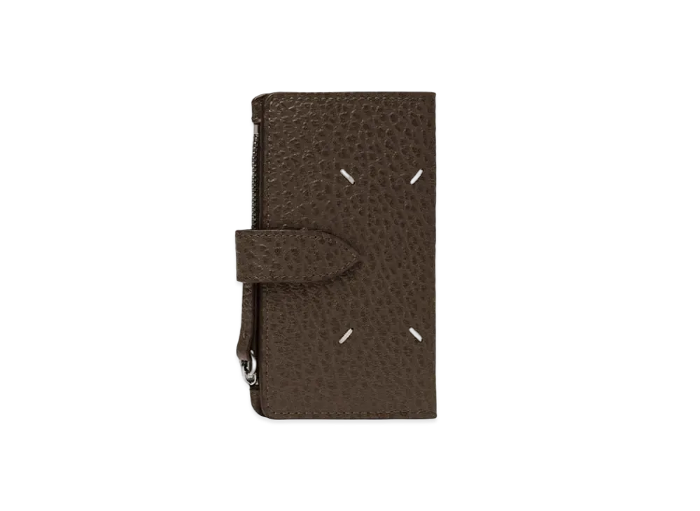 Maison Margiela Four Stitches Zip Wallet "Brown"
