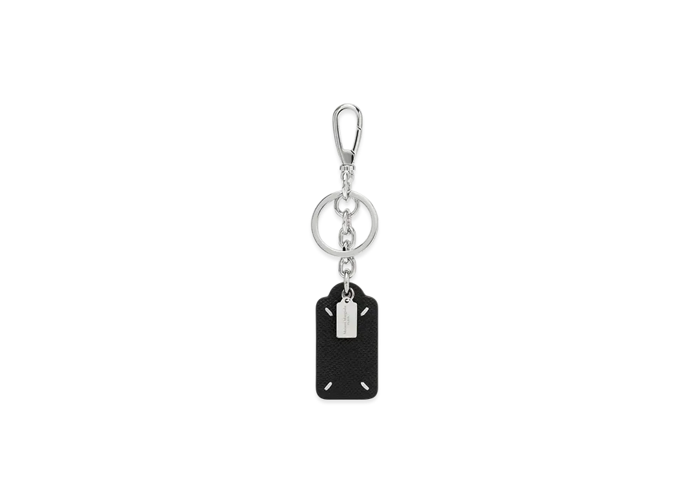 Maison Margiela Four Stitches Tag Keyring "Black"