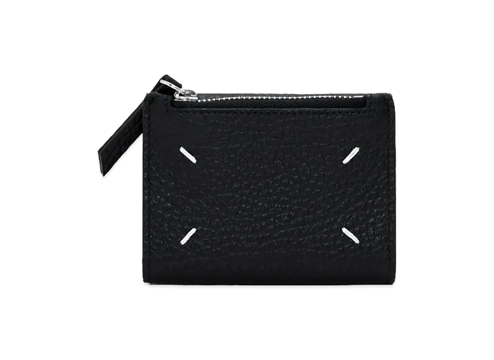 Maison Margiela Trifold Card Case With Zip "Black"