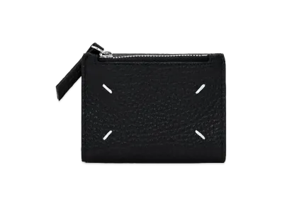 Maison Margiela Trifold Card Case With Zip "Black"