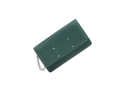 Maison Margiela 4 Stitch Chain Wallet "Green"