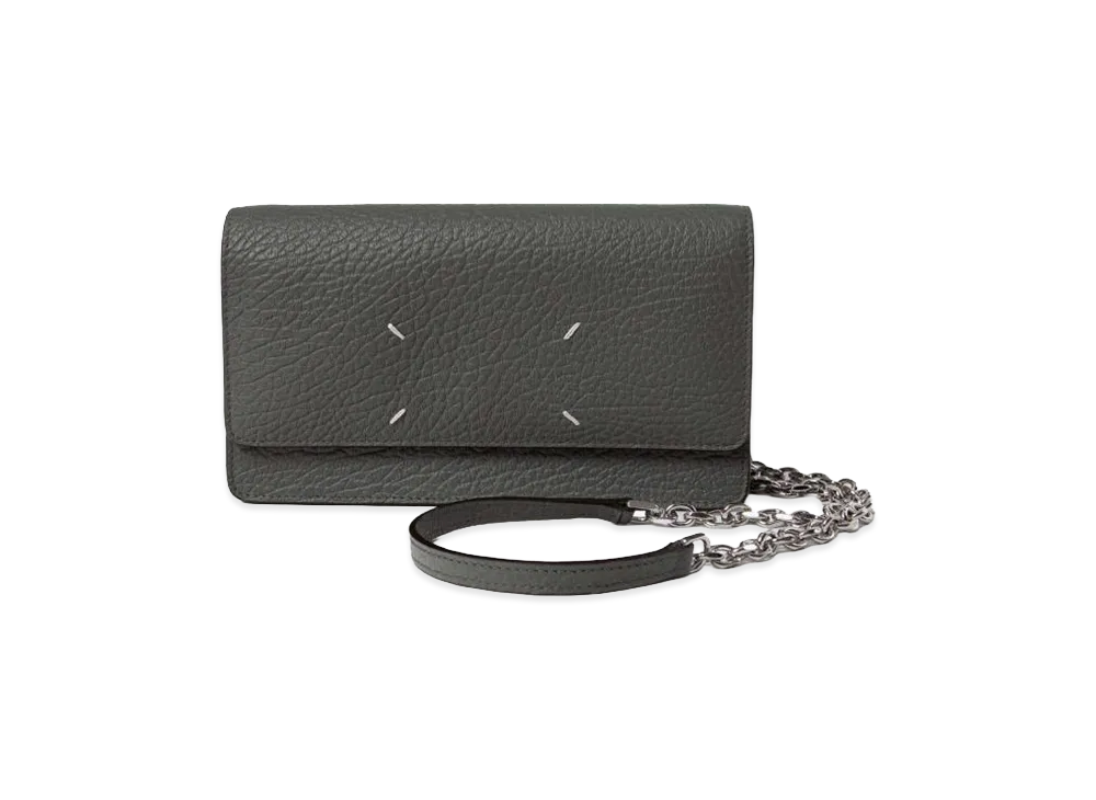 Maison Margiela Women's Large Chain Wallet "Caillou"