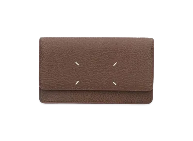 Maison Margiela Women's Four Stitches Chain Wallet "Brown"