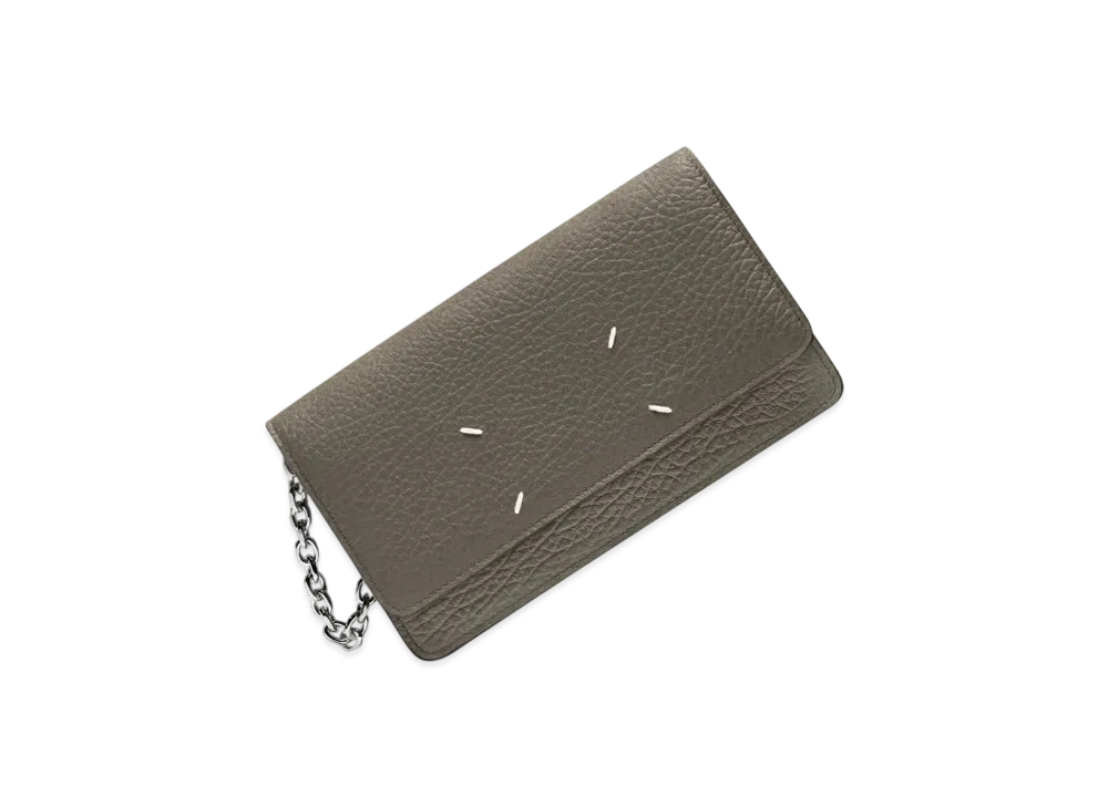 Maison Margiela Four Stitches Chain Wallet "Dark Gray"