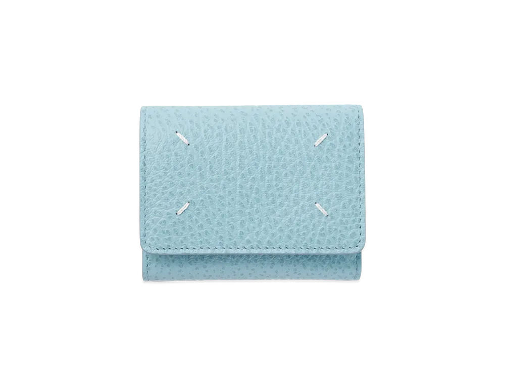 Maison Margiela Wallet Clip 3 With Zip "Aqua"