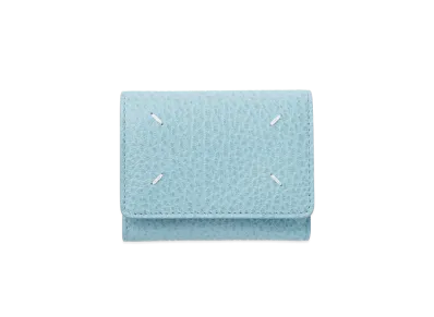 Maison Margiela Wallet Clip 3 With Zip "Aqua"