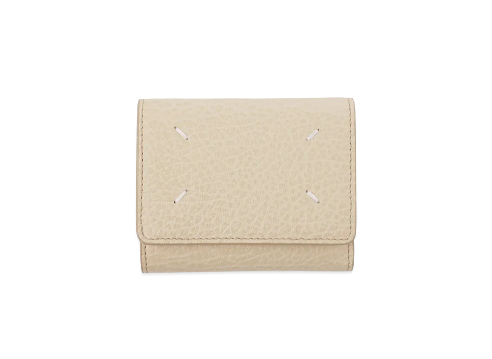 Maison Margiela Wallet Clip 3 With Zip "Amande"