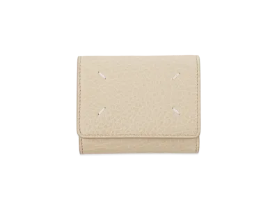 Maison Margiela Wallet Clip 3 With Zip "Amande"