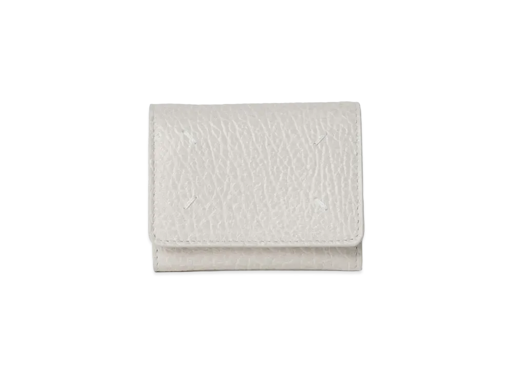 メゾンマルジェラ ジップ コンパクト トリフォールド ウォレット "グレー" SA3UI0010P4455H9677