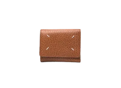 Maison Margiela Zip Compact Tri-fold Wallet "Brown"