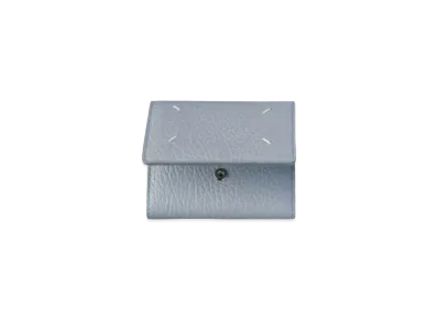Maison Margiela Zip Compact Tri-fold Wallet "Pale Blue"