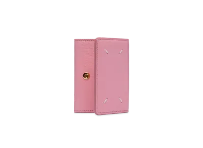 Maison Margiela Snap Button Leather Wallet "Pink"