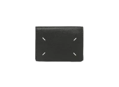 Maison Margiela Snap Button Leather Wallet "Black"