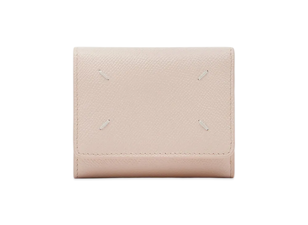 MM6 Maison Margiela 4 Stitch Trifold Wallet "Pale Pink"