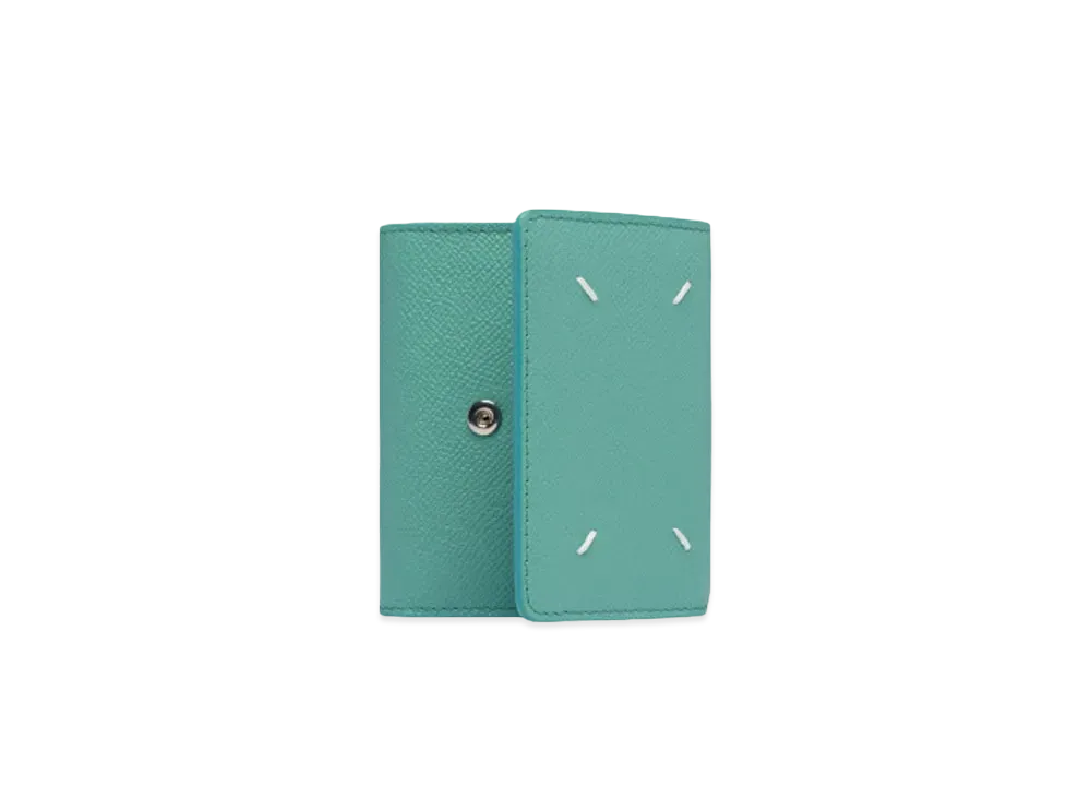 Maison Margiela Four Stitches Wallet "Vert Deau"