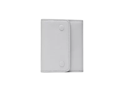 Maison Margiela Leather Snap Button Wallt "Glacial"