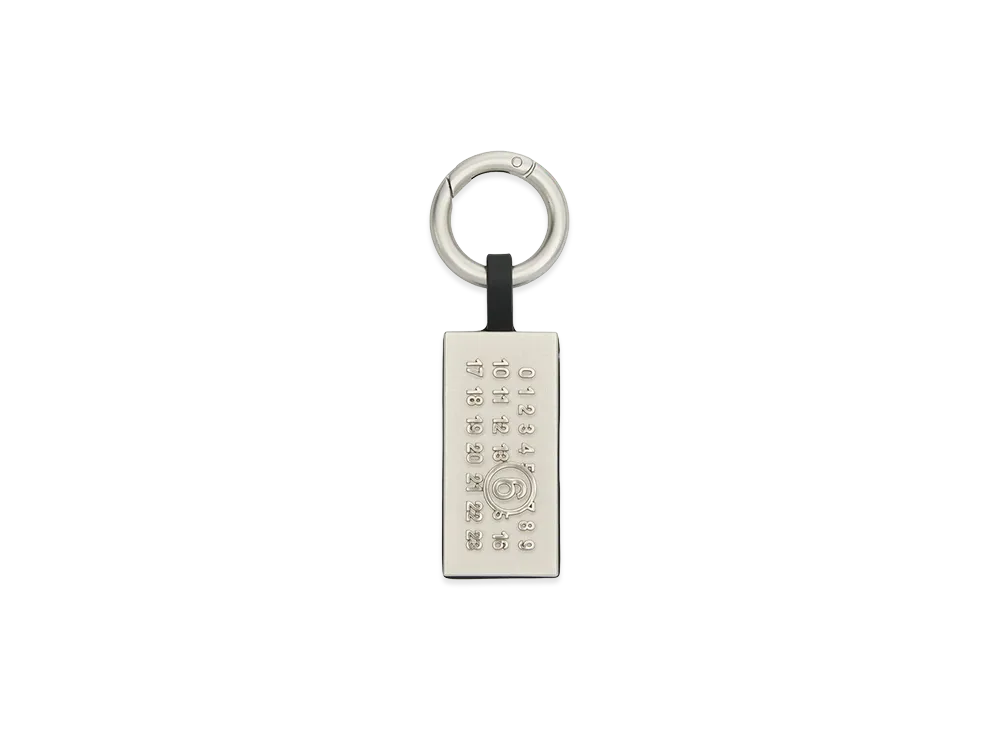MM6 Maison Margiela Women's Keyring "Silver/Black"
