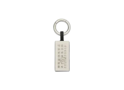 MM6 Maison Margiela Women's Keyring "Silver/Black"