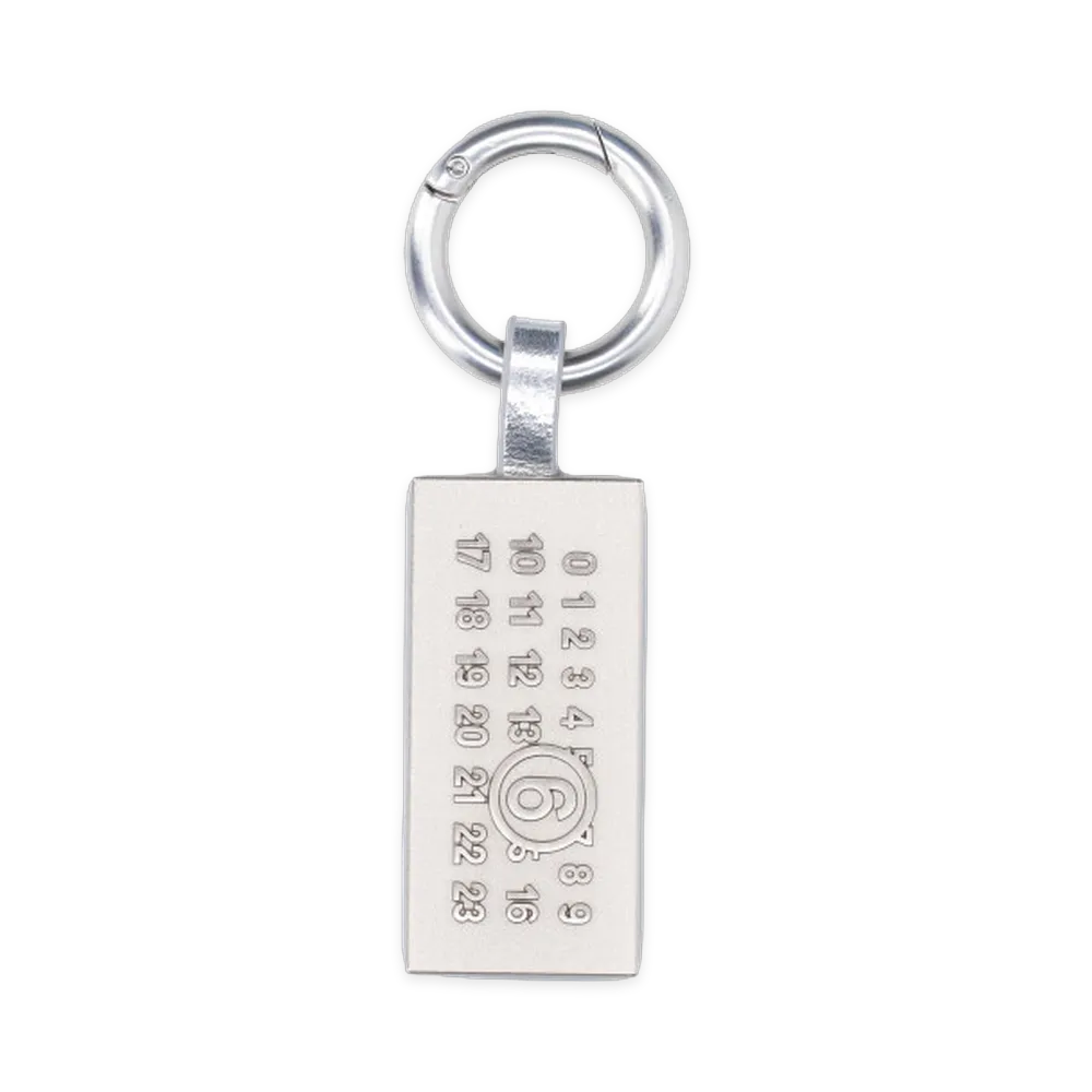 MM6 Maison Margiela Women's Keychains "Silver"
