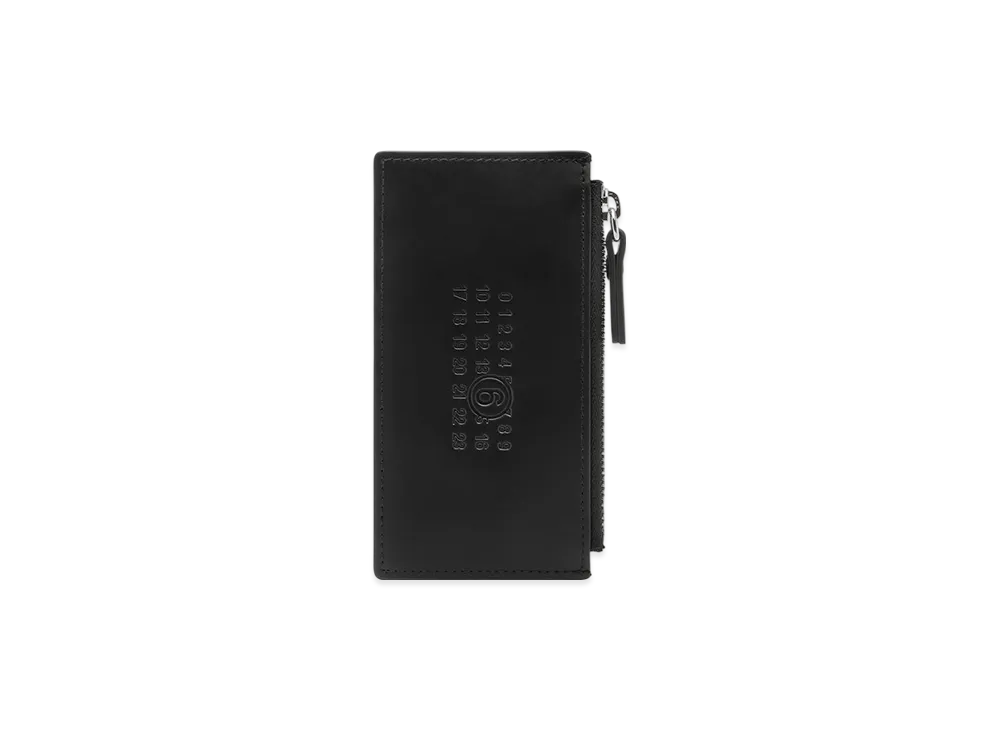MM6 Maison Margiela Zip Card Holder "Black"