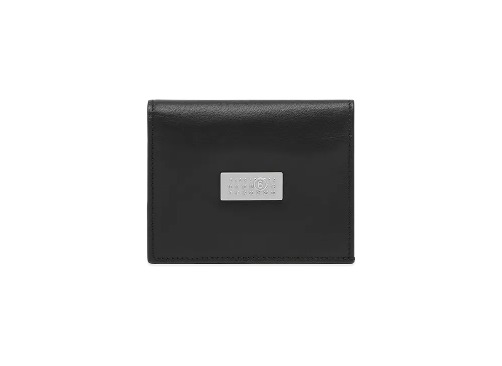 MM6 Maison Margiela Leather Wallet "Black"
