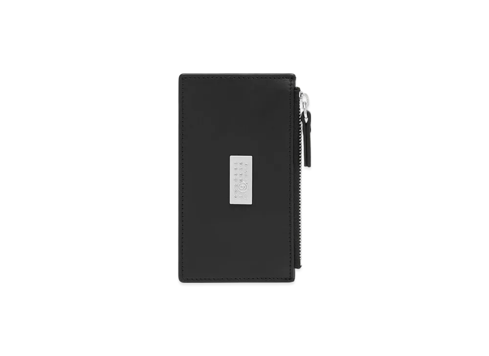 MM6 Maison Margiela Leather Card Holder "Black"