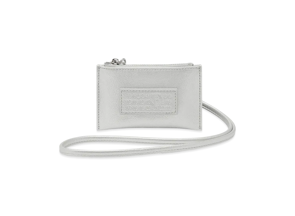 MM6 Maison Margiela Numeric Lanyard Card Holder "Silver"
